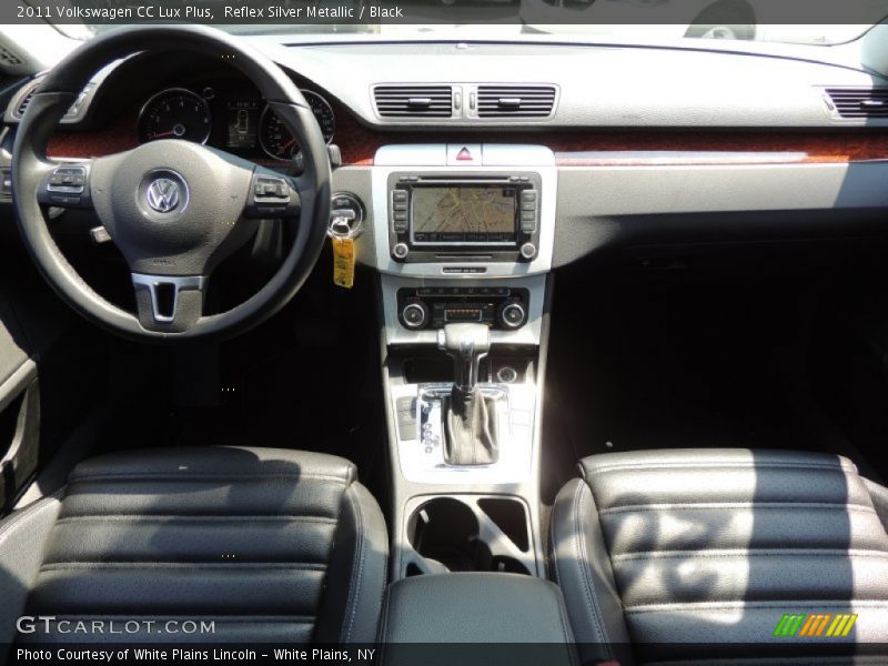 Reflex Silver Metallic / Black 2011 Volkswagen CC Lux Plus