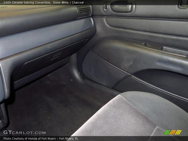 Stone White / Charcoal 2005 Chrysler Sebring Convertible