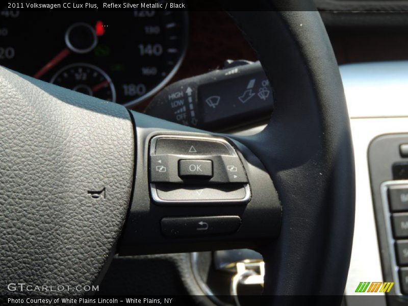 Reflex Silver Metallic / Black 2011 Volkswagen CC Lux Plus