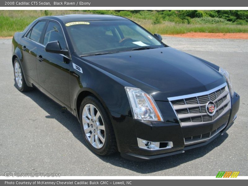 Black Raven / Ebony 2008 Cadillac CTS Sedan