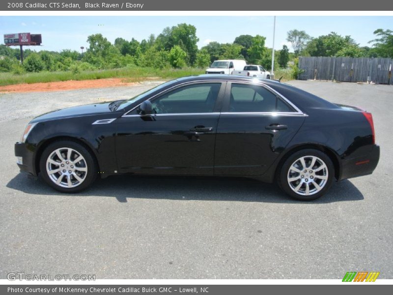 Black Raven / Ebony 2008 Cadillac CTS Sedan