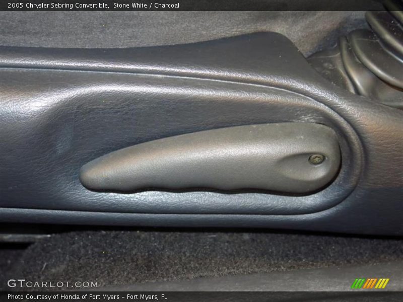 Stone White / Charcoal 2005 Chrysler Sebring Convertible
