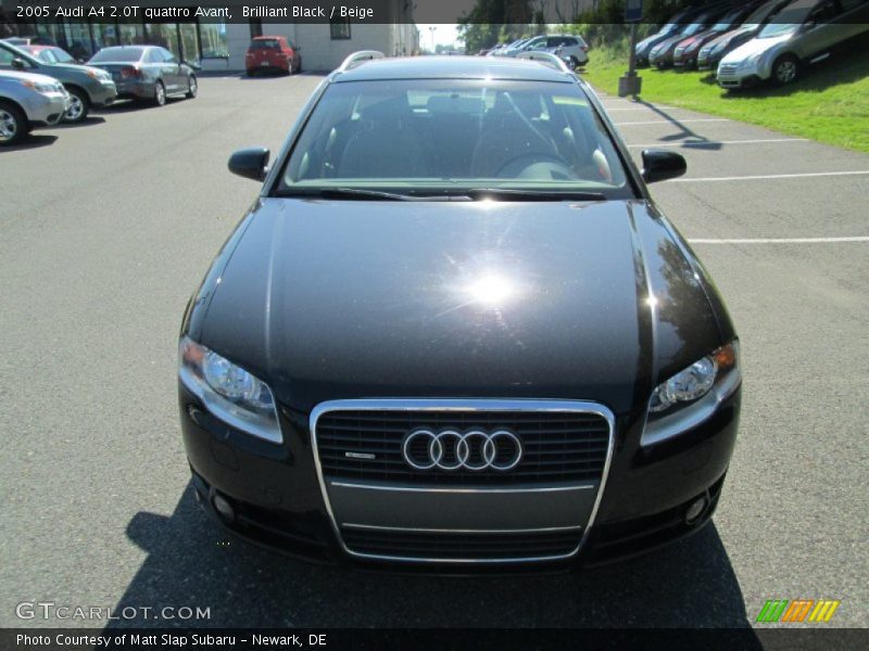 Brilliant Black / Beige 2005 Audi A4 2.0T quattro Avant