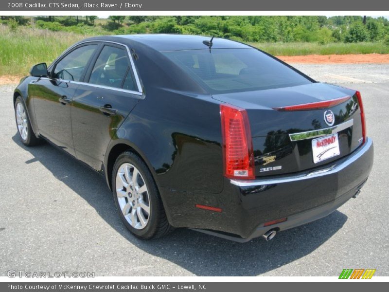 Black Raven / Ebony 2008 Cadillac CTS Sedan