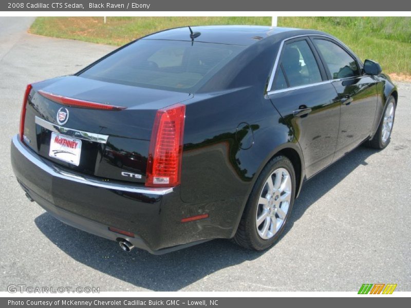 Black Raven / Ebony 2008 Cadillac CTS Sedan