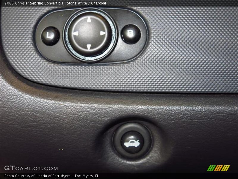 Controls of 2005 Sebring Convertible