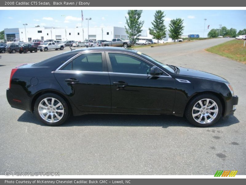 Black Raven / Ebony 2008 Cadillac CTS Sedan