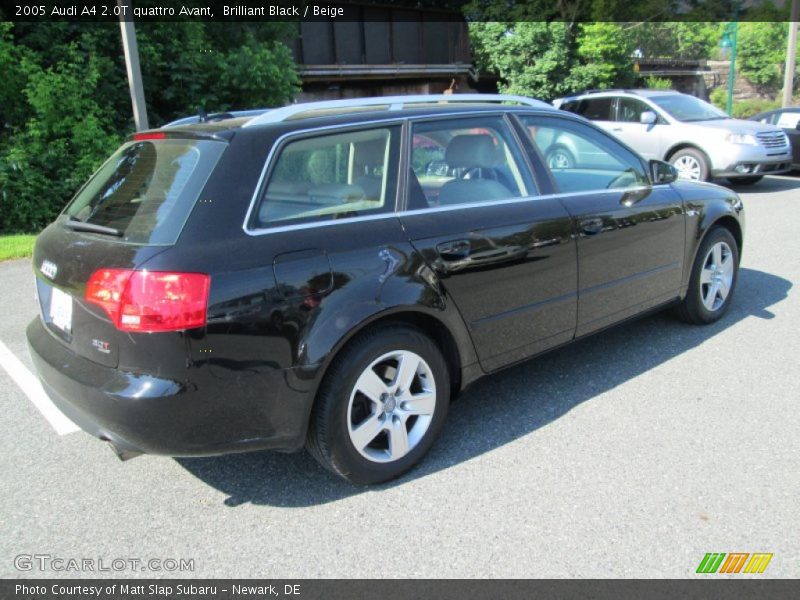 Brilliant Black / Beige 2005 Audi A4 2.0T quattro Avant