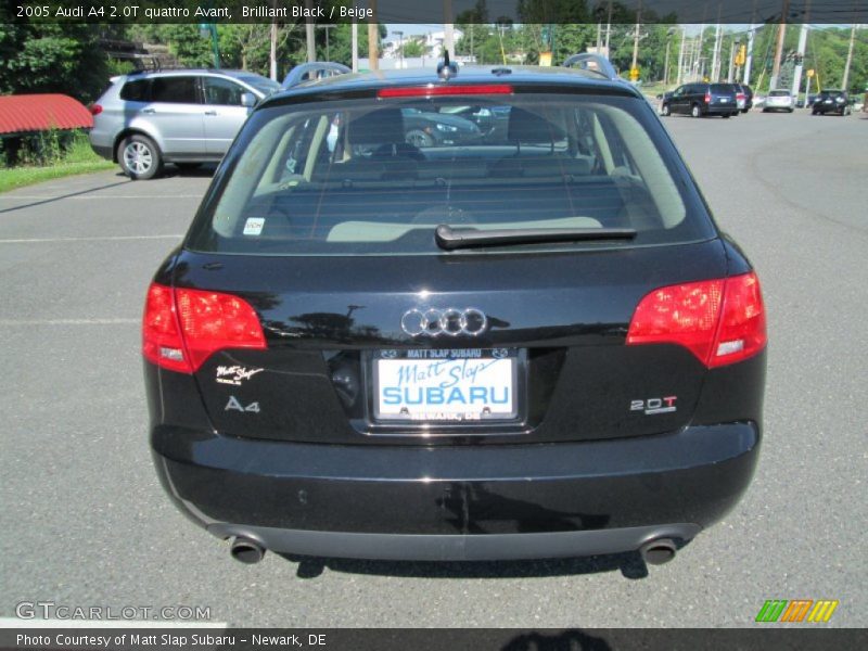 Brilliant Black / Beige 2005 Audi A4 2.0T quattro Avant