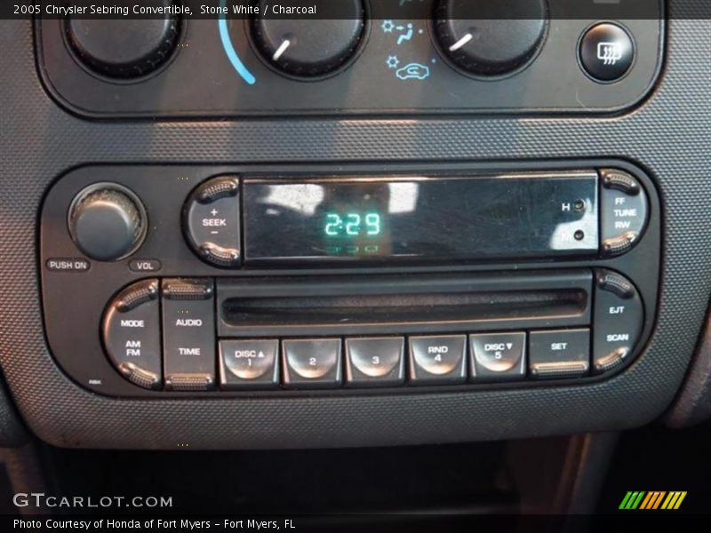 Audio System of 2005 Sebring Convertible