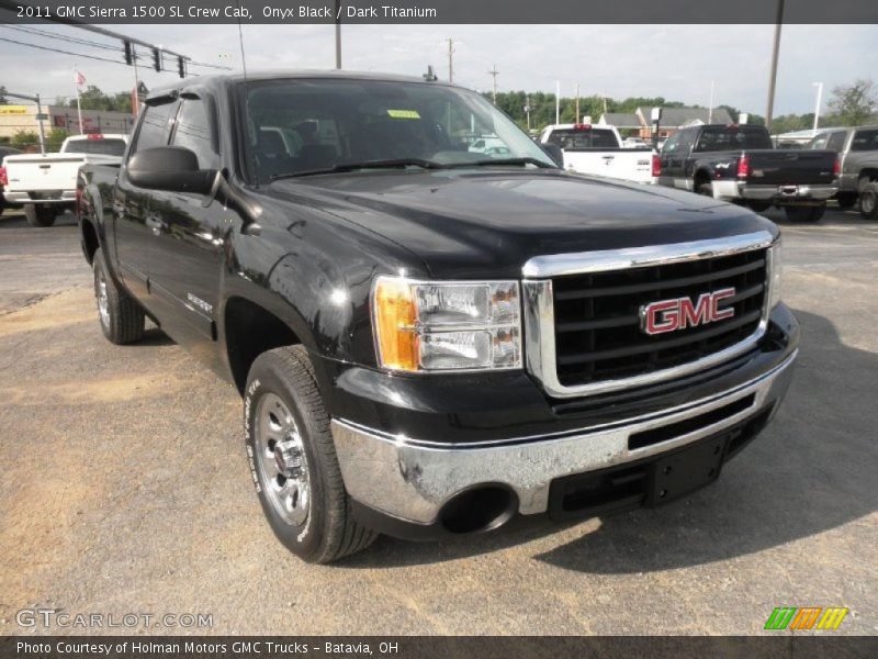 Onyx Black / Dark Titanium 2011 GMC Sierra 1500 SL Crew Cab