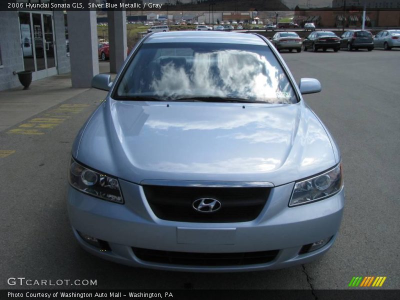 Silver Blue Metallic / Gray 2006 Hyundai Sonata GLS