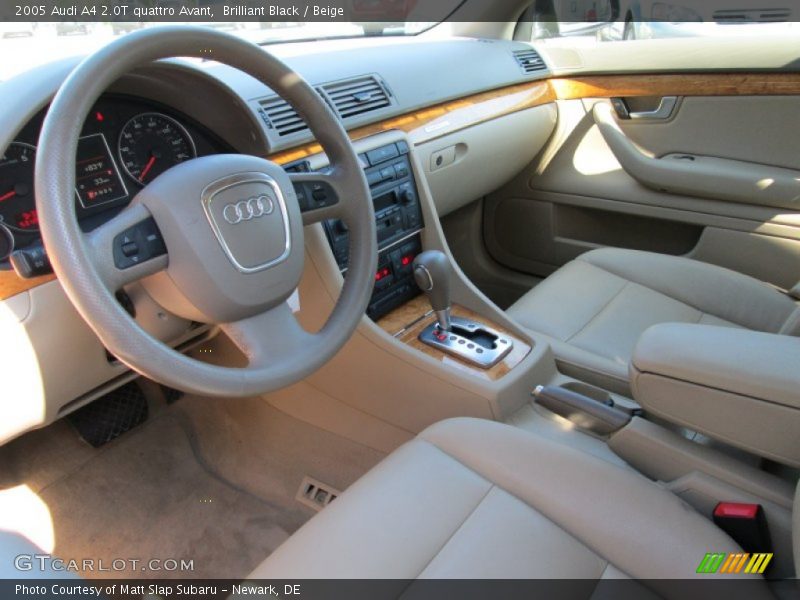  2005 A4 2.0T quattro Avant Beige Interior