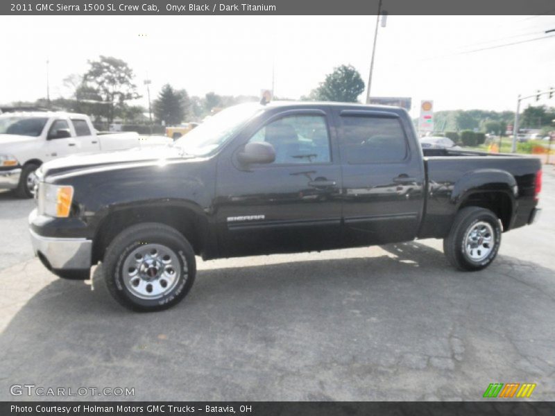 Onyx Black / Dark Titanium 2011 GMC Sierra 1500 SL Crew Cab