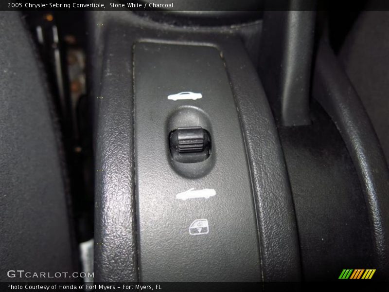 Controls of 2005 Sebring Convertible
