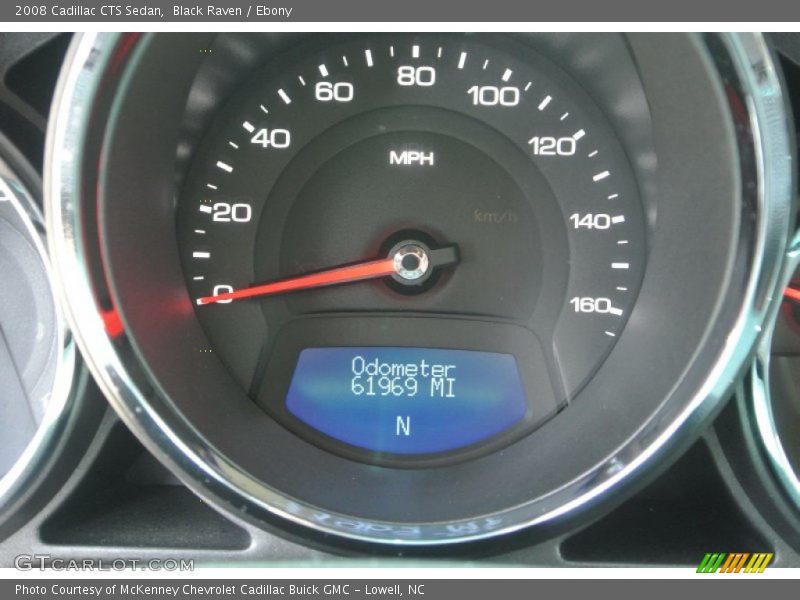 Black Raven / Ebony 2008 Cadillac CTS Sedan