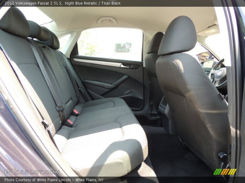 Night Blue Metallic / Titan Black 2012 Volkswagen Passat 2.5L S