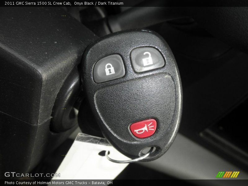 Onyx Black / Dark Titanium 2011 GMC Sierra 1500 SL Crew Cab