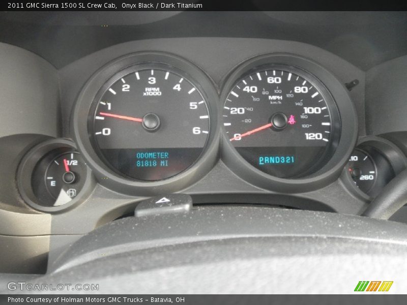 Onyx Black / Dark Titanium 2011 GMC Sierra 1500 SL Crew Cab
