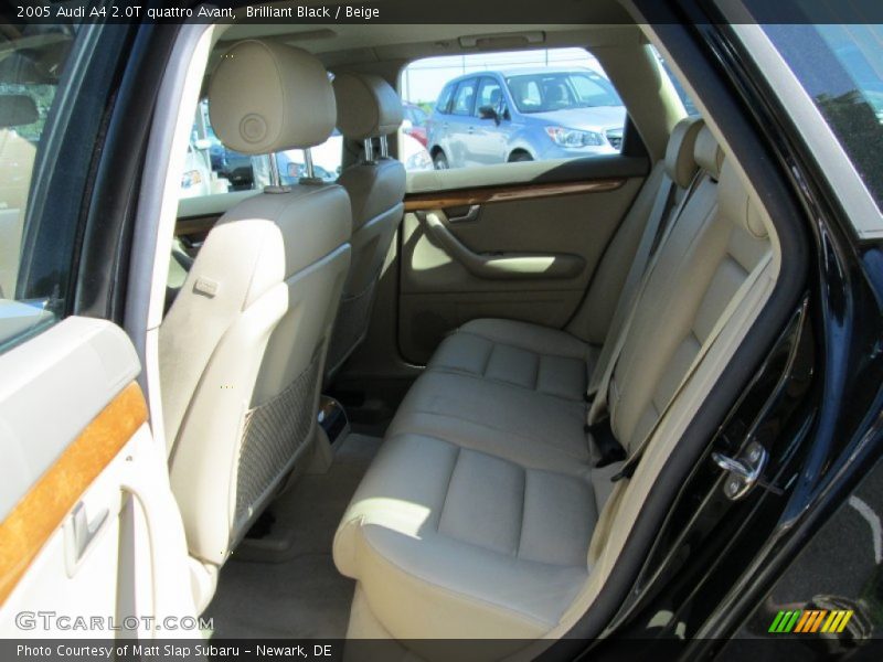 Rear Seat of 2005 A4 2.0T quattro Avant