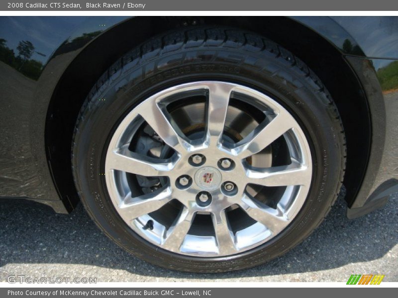 Black Raven / Ebony 2008 Cadillac CTS Sedan