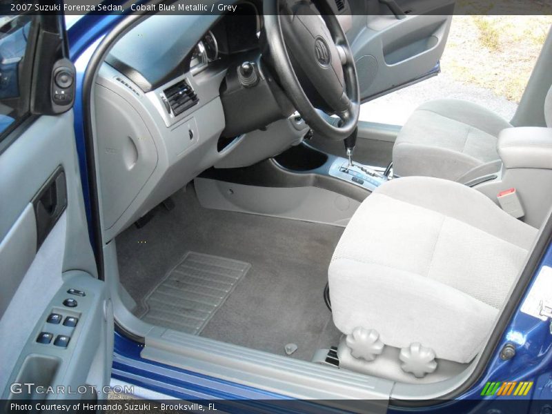 Cobalt Blue Metallic / Grey 2007 Suzuki Forenza Sedan