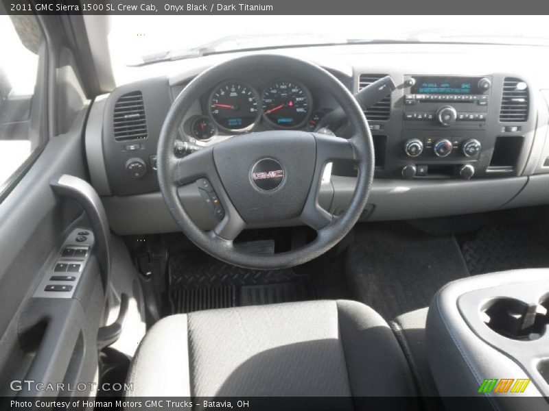 Onyx Black / Dark Titanium 2011 GMC Sierra 1500 SL Crew Cab
