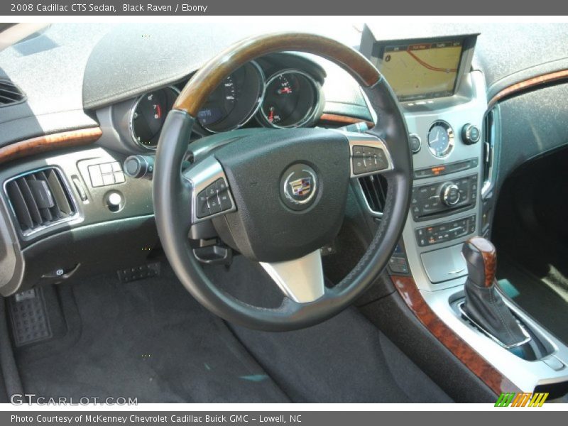 Black Raven / Ebony 2008 Cadillac CTS Sedan