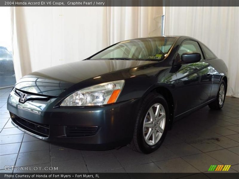 Graphite Pearl / Ivory 2004 Honda Accord EX V6 Coupe