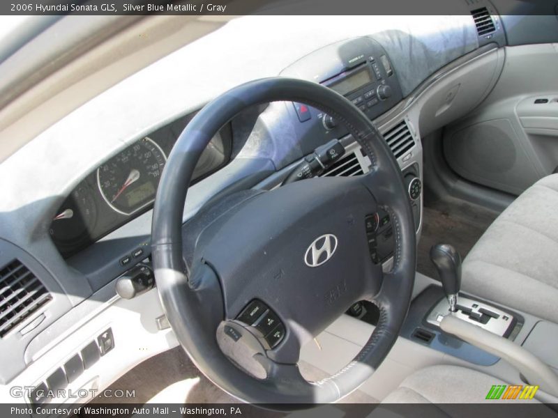 Silver Blue Metallic / Gray 2006 Hyundai Sonata GLS
