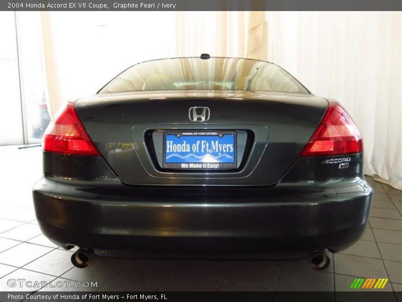Graphite Pearl / Ivory 2004 Honda Accord EX V6 Coupe