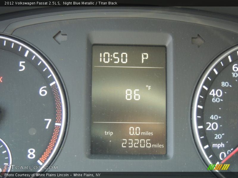 Night Blue Metallic / Titan Black 2012 Volkswagen Passat 2.5L S