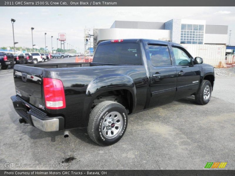 Onyx Black / Dark Titanium 2011 GMC Sierra 1500 SL Crew Cab