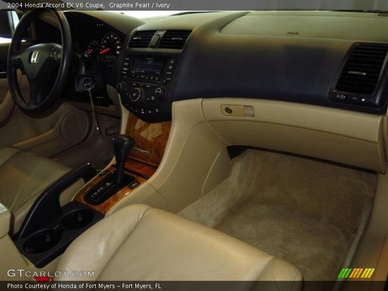 Graphite Pearl / Ivory 2004 Honda Accord EX V6 Coupe