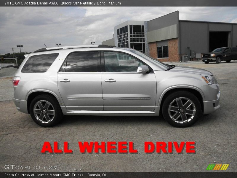 Quicksilver Metallic / Light Titanium 2011 GMC Acadia Denali AWD