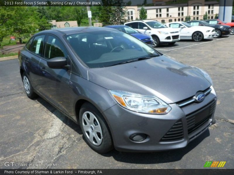 Sterling Gray / Charcoal Black 2013 Ford Focus S Sedan