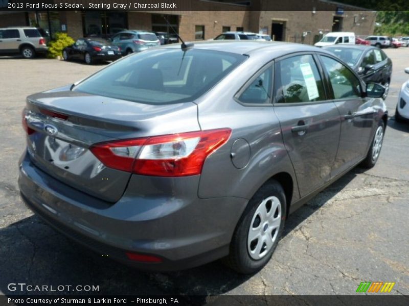 Sterling Gray / Charcoal Black 2013 Ford Focus S Sedan