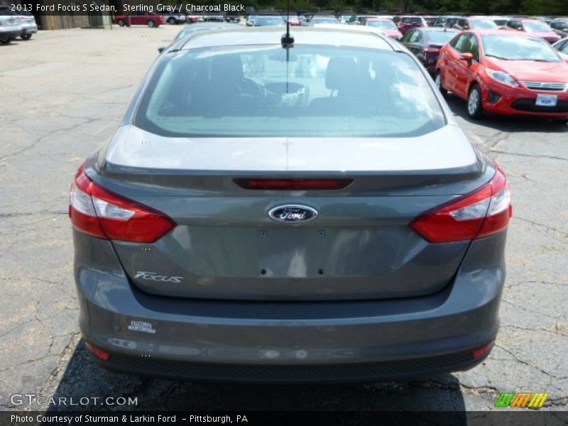 Sterling Gray / Charcoal Black 2013 Ford Focus S Sedan