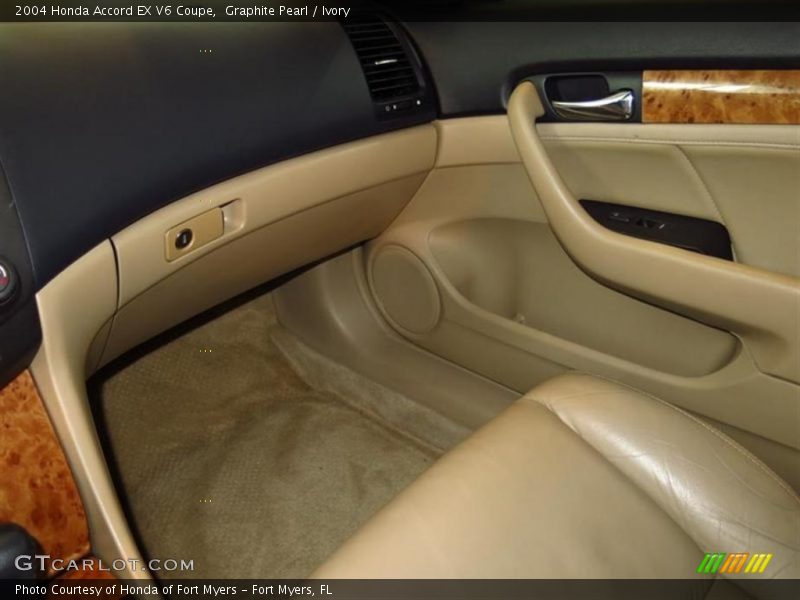 Graphite Pearl / Ivory 2004 Honda Accord EX V6 Coupe