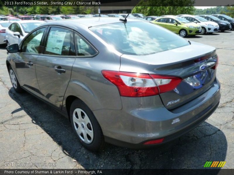 Sterling Gray / Charcoal Black 2013 Ford Focus S Sedan