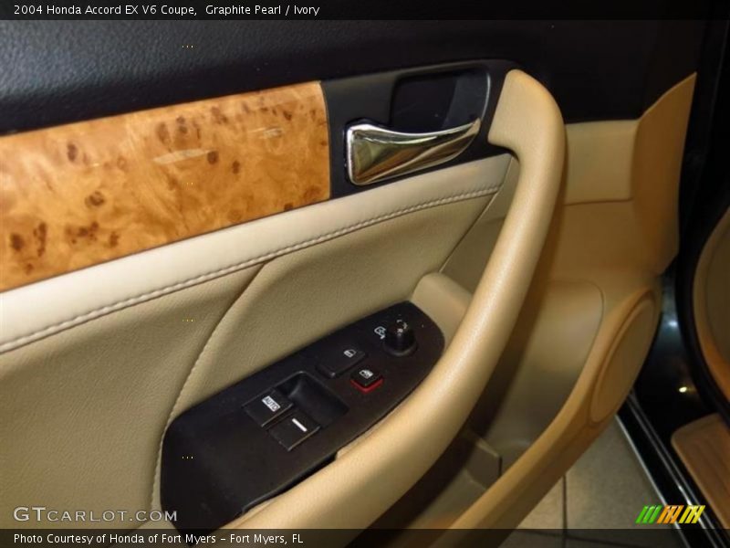 Graphite Pearl / Ivory 2004 Honda Accord EX V6 Coupe