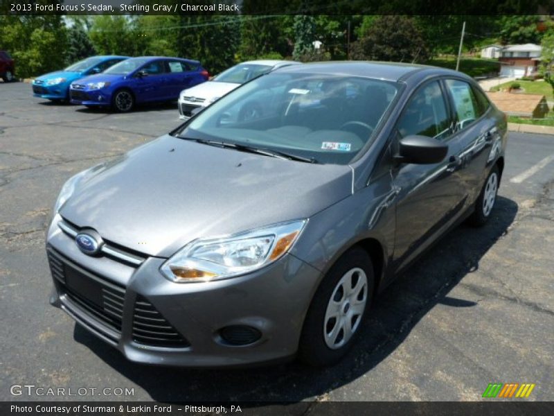 Sterling Gray / Charcoal Black 2013 Ford Focus S Sedan