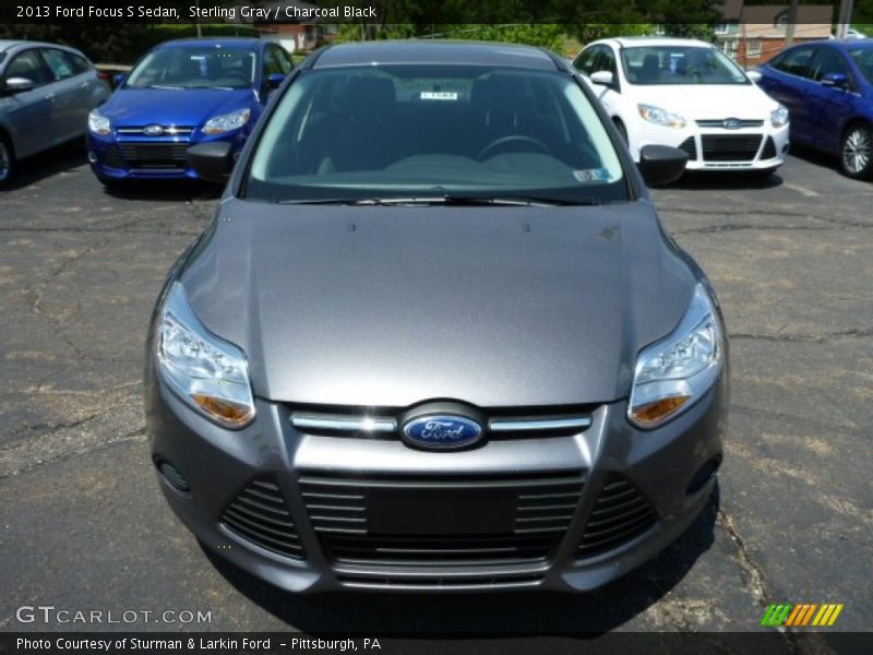 Sterling Gray / Charcoal Black 2013 Ford Focus S Sedan