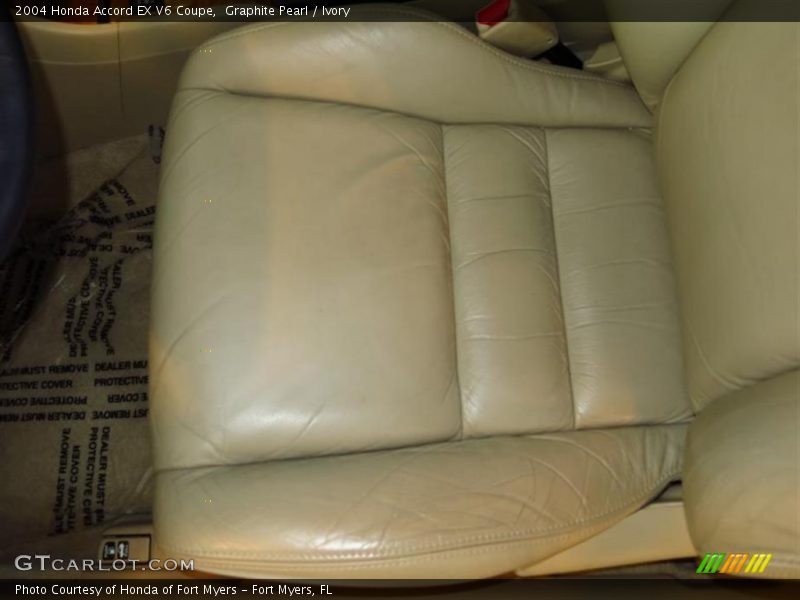 Graphite Pearl / Ivory 2004 Honda Accord EX V6 Coupe