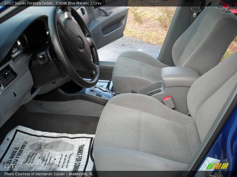 Cobalt Blue Metallic / Grey 2007 Suzuki Forenza Sedan