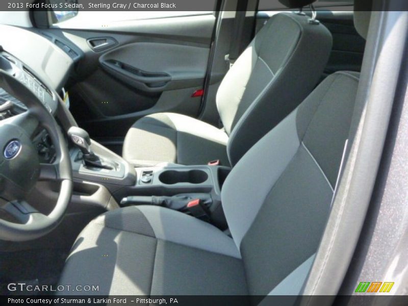 Sterling Gray / Charcoal Black 2013 Ford Focus S Sedan