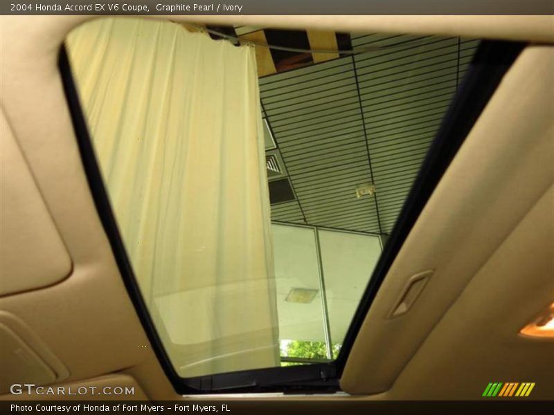 Graphite Pearl / Ivory 2004 Honda Accord EX V6 Coupe