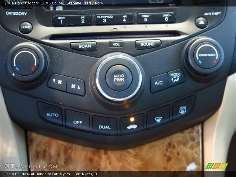 Graphite Pearl / Ivory 2004 Honda Accord EX V6 Coupe