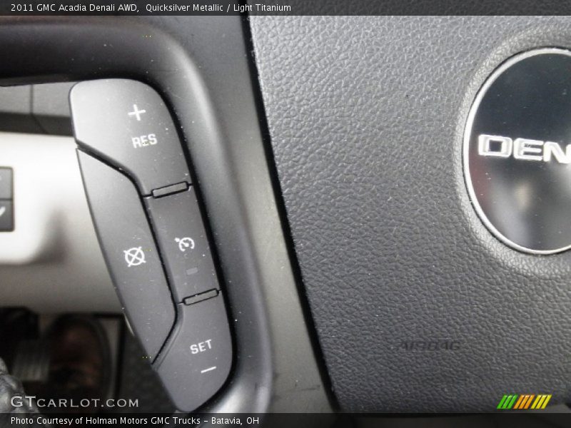 Quicksilver Metallic / Light Titanium 2011 GMC Acadia Denali AWD
