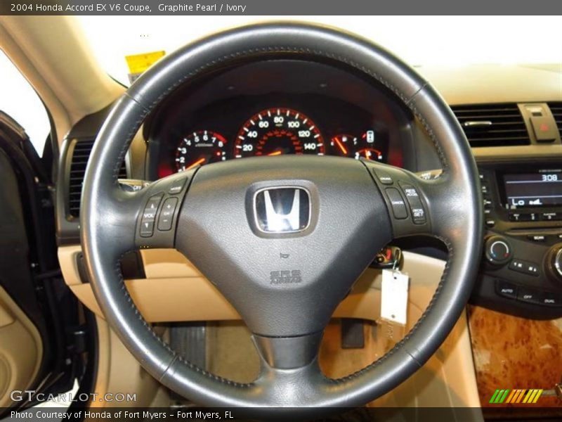 Graphite Pearl / Ivory 2004 Honda Accord EX V6 Coupe